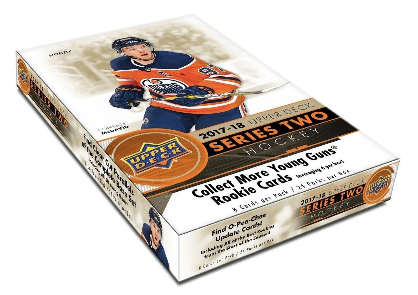 2017/18 Upper Deck NHL Hockey Series Two Hobby Box (24 Packs) Sealed