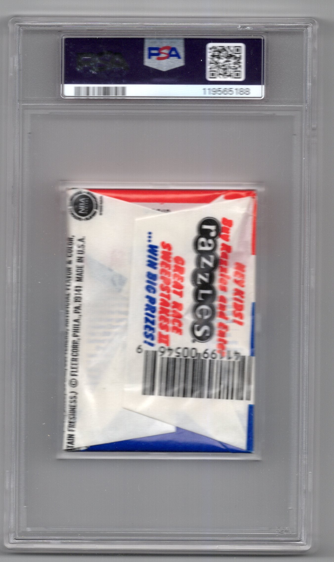 1986 Fleer Basketball NBA Graded Wax Pack Possible Michael Jordan Rookie Card PSA 8