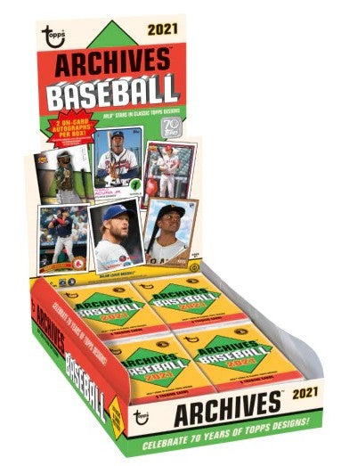 2021 Topps Archives MLB Baseball Card Hobby Box (24 Packs) Sealed Possible Ohtani Autograph