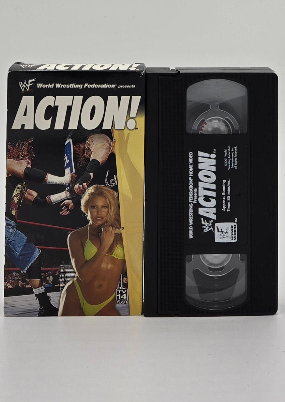 2001 WWF Presents Action! VHS Tape