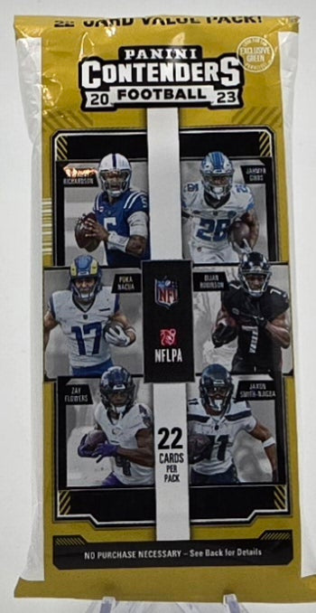 2023 Panini Contenders NFL Football Cello Pack (22 Cards) FLIP Collectibles Shop 2023 Panini Contenders NFL Football Cello Pack (22 Cards) FLIP Collectibles Shop