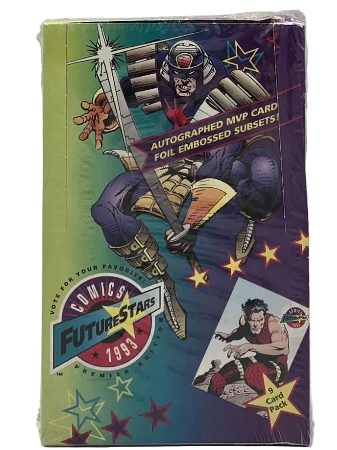 1993 FutureStars Indie Comics Trading Cards Box Factory Sealed (36 Packs)