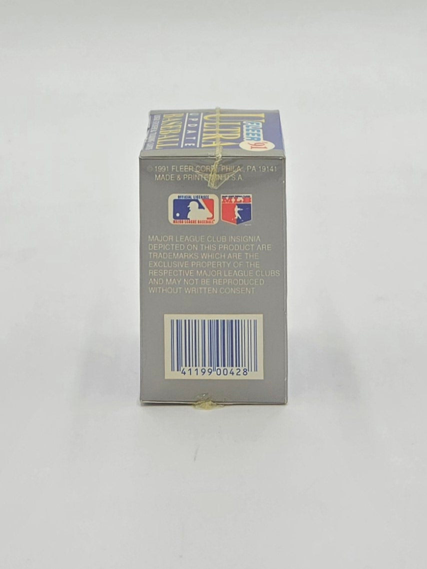 1991 Fleer Ultra Update Baseball Card & Logo Stickers Box (120 Cards)