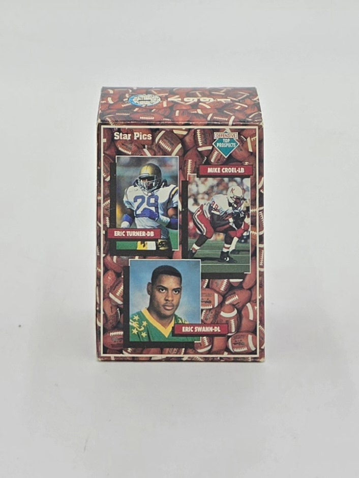 1991 Star Pics Pro Prospects Complete Football Card Set (72 Cards)