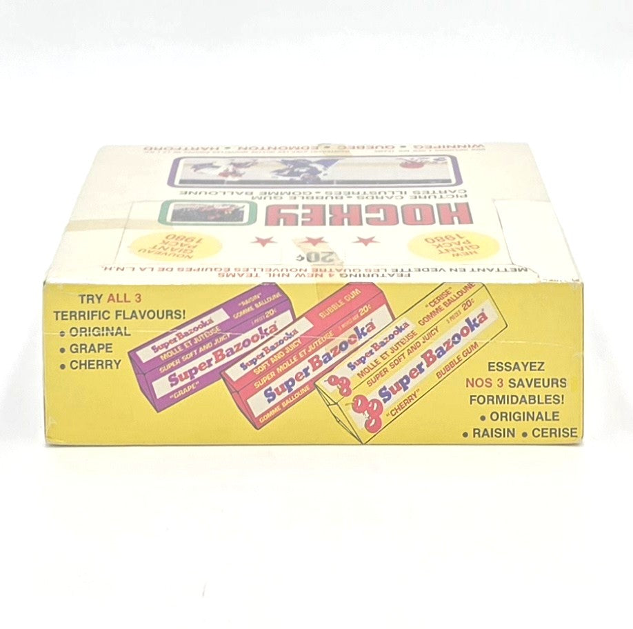 1979/80 OPC O-Pee-Chee NHL Graded Wax Pack Wrapper ICS 7 & Original Empty Display Box