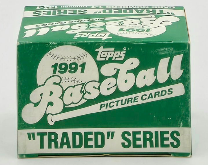 1991 Topps MLB Traded Series Baseball Card Factory Set (132 Cards)