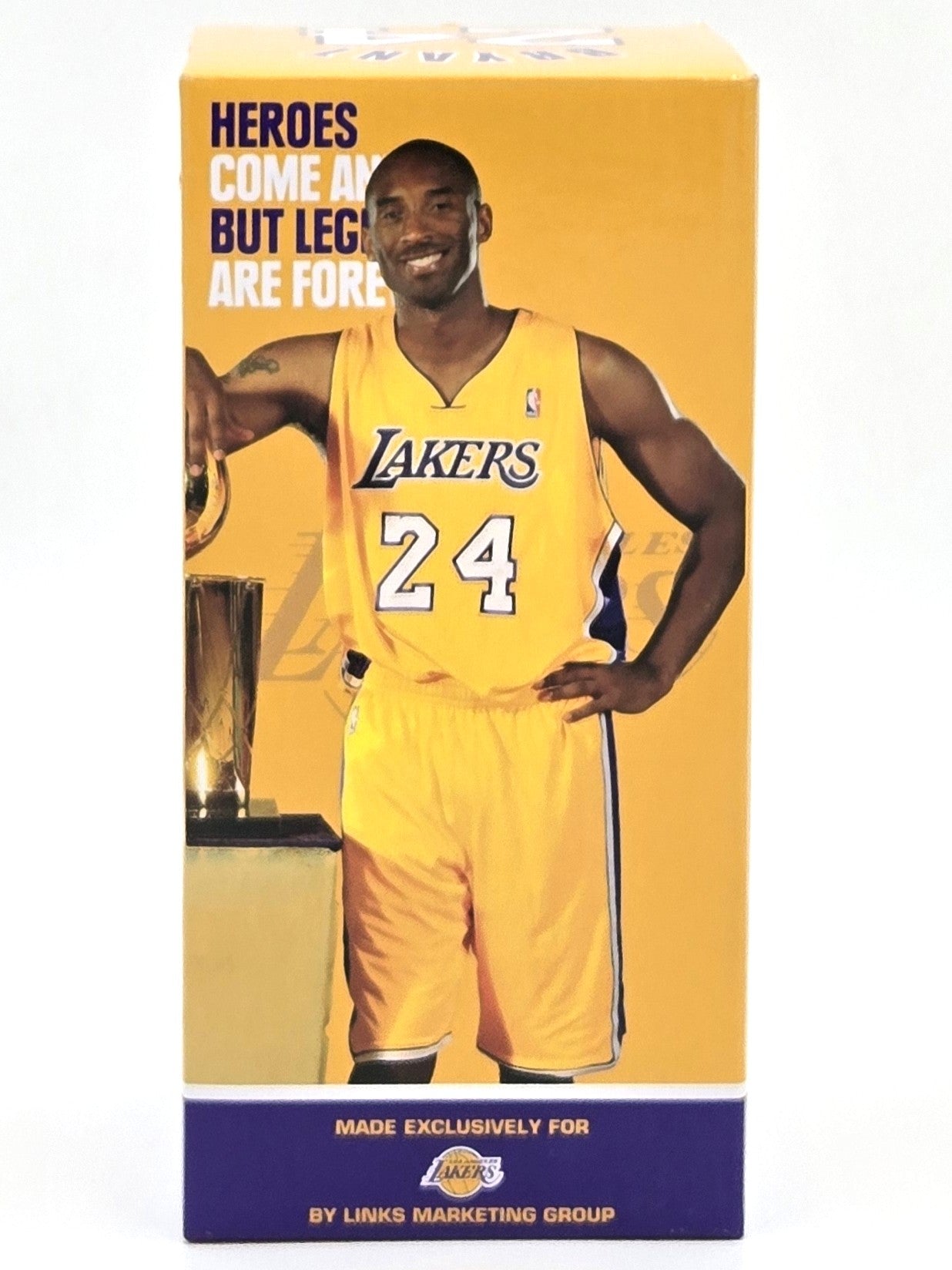 2016 Kobe Bryant Five-Time NBA Champion Bobblehead Figure in Box