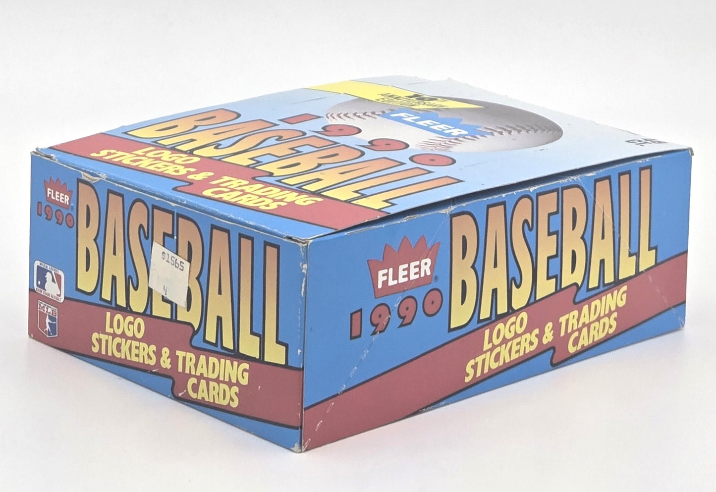 1990 Fleer MLB Baseball 10th Anniversary Edition Wax Box (48 Packs) Rare Canadian Edition!