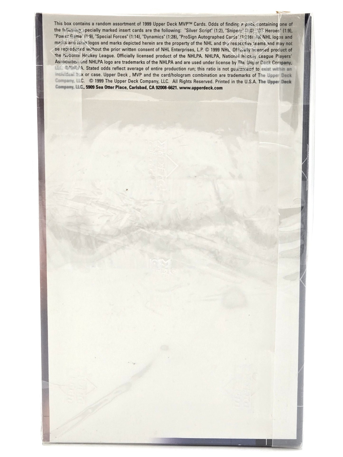1998/99 Upper Deck MVP Hockey Hobby Box (20 Packs) Sealed Possible Gretzky Autograph