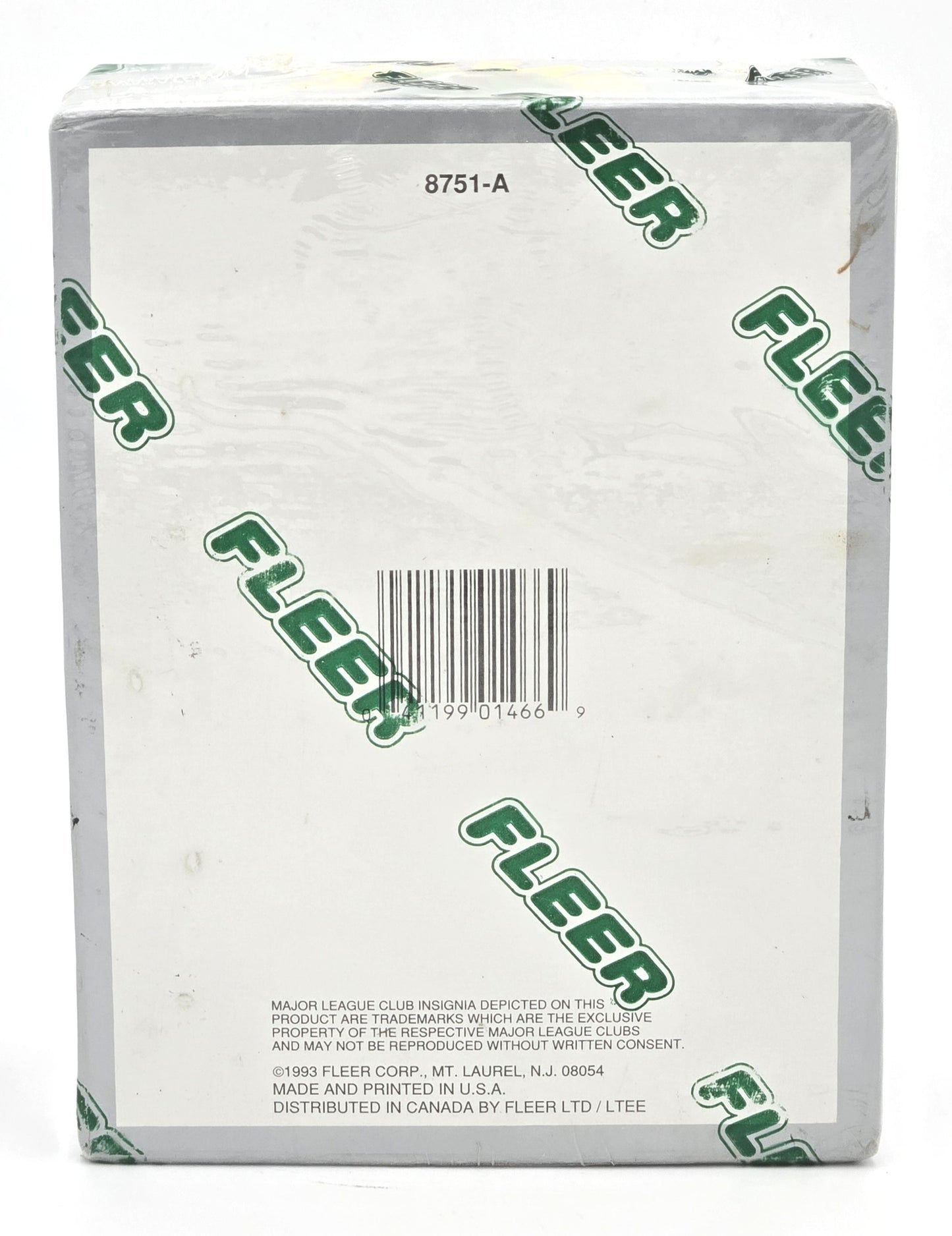 1993 Fleer MLB Baseball Card Series One Wax Box (36 Packs)