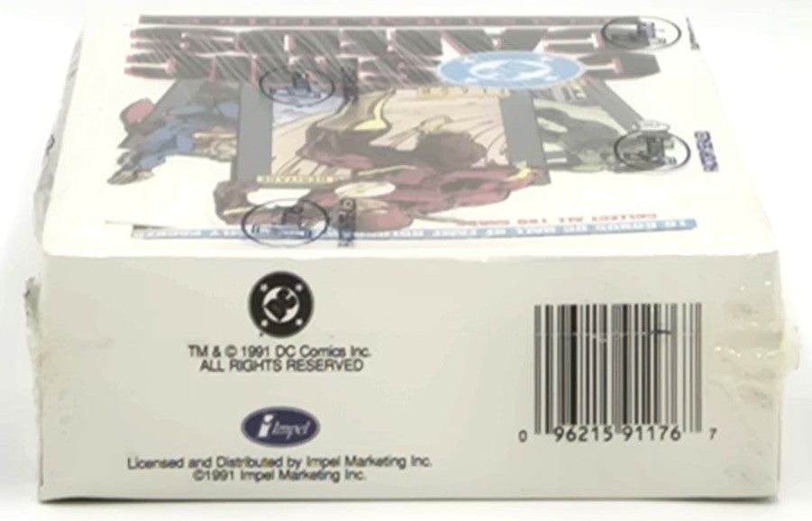 1991 DC Cosmic Cards Inaugural Edition Wax Box (36 Packs) Sealed