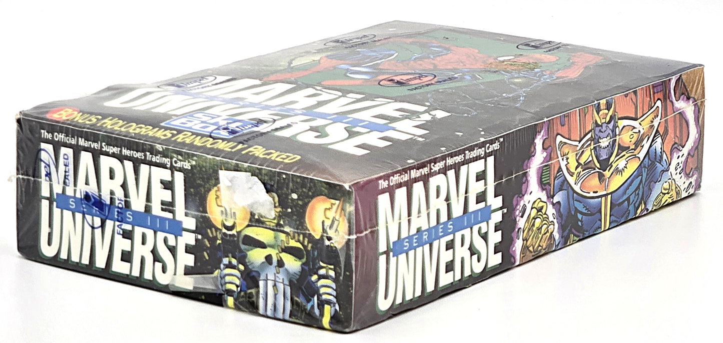 1992 Skybox Marvel Universe Series III Wax Box (36 Packs) Sealed