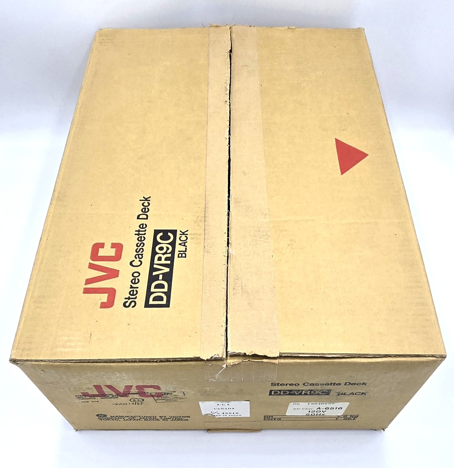 Barely Used 1983 JVC DD-VR9C Stereo Cassette Deck in Original Open Box Made in Japan