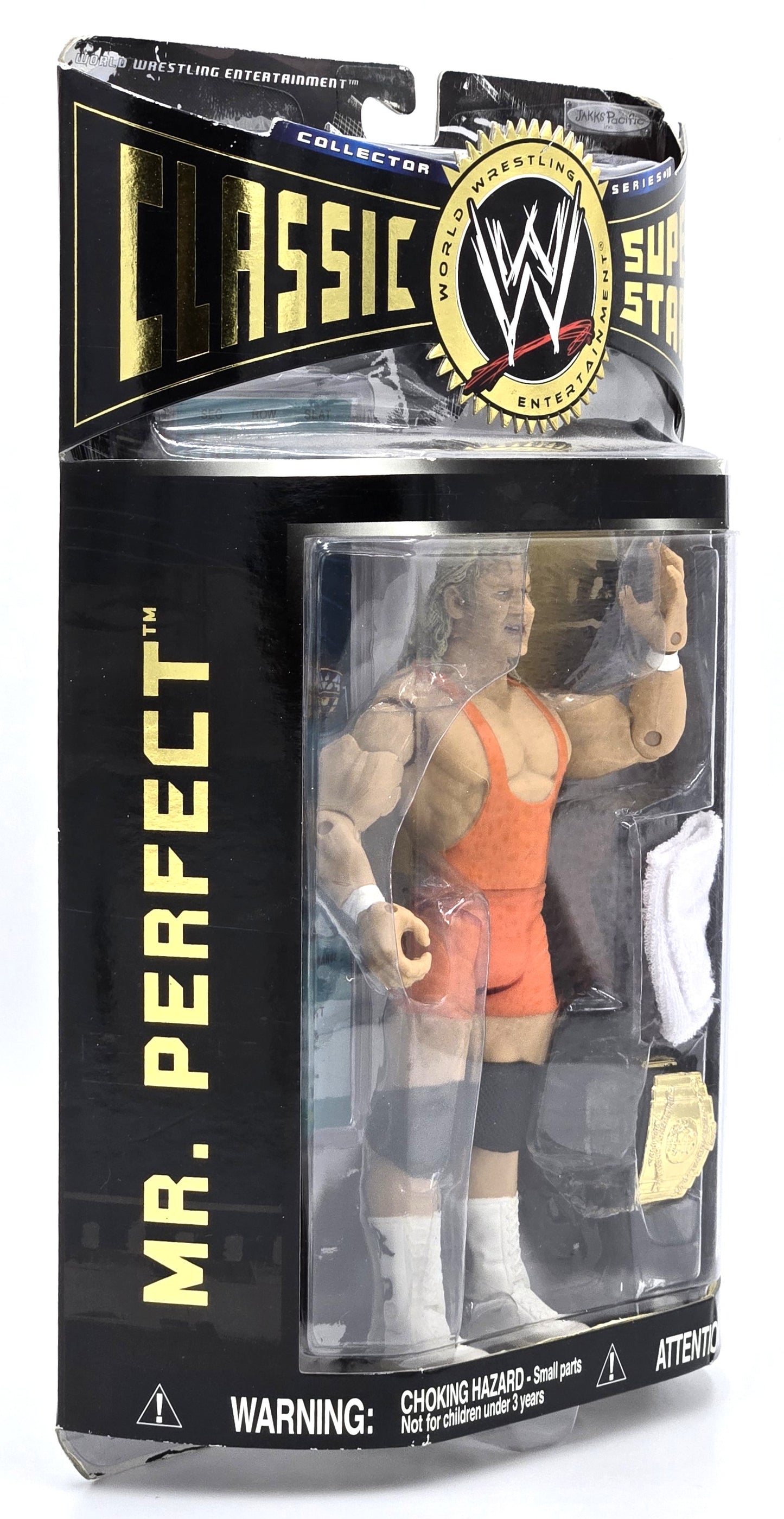 2006 Jakks Pacific WWE Classic Super Stars Mr. Perfect Series 10 7in Figure