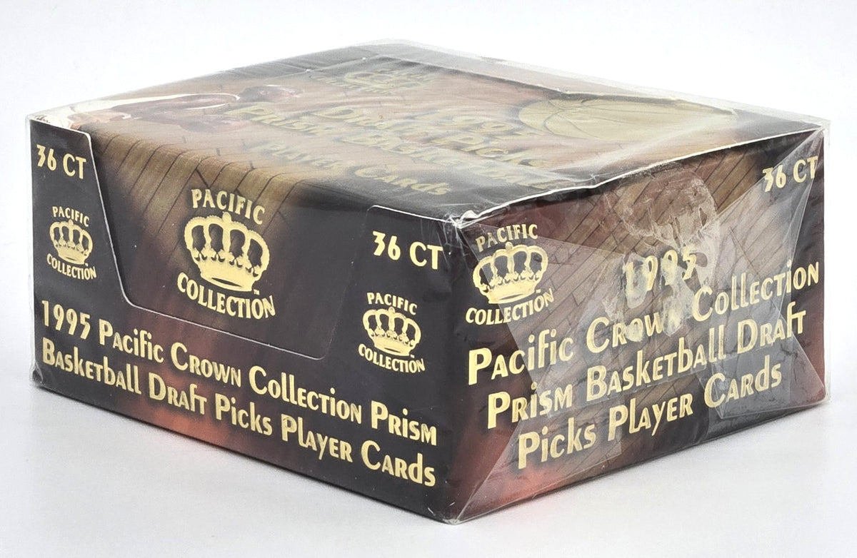 1995 Pacific Collection Draft Picks Prism Basketball Card Box (36 Packs) Kevin Garnett, Damon Stoudamire Rookie