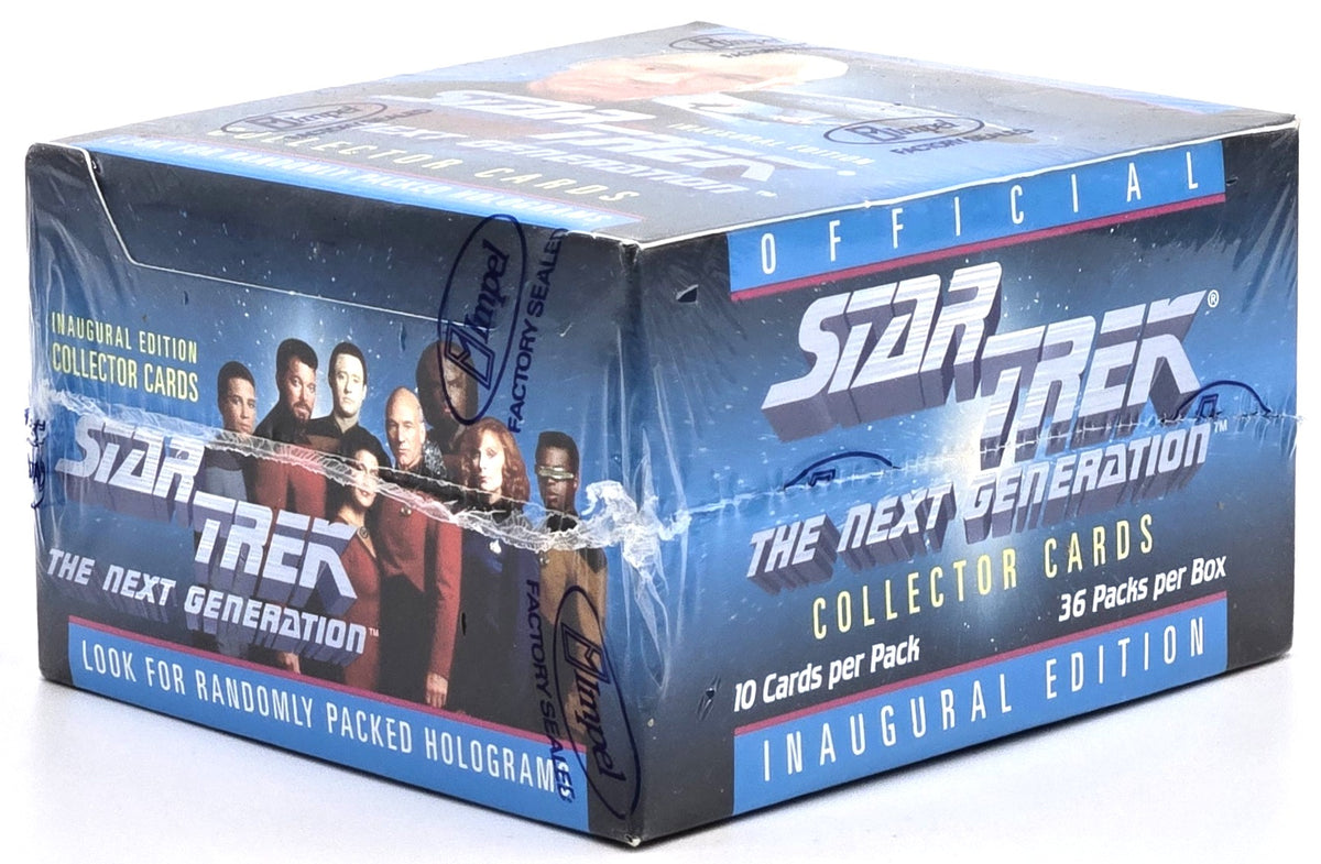 1992 Impel Star Trek: The Next Generation Inaugural Edition Trading Card Box (36 Packs) Sealed