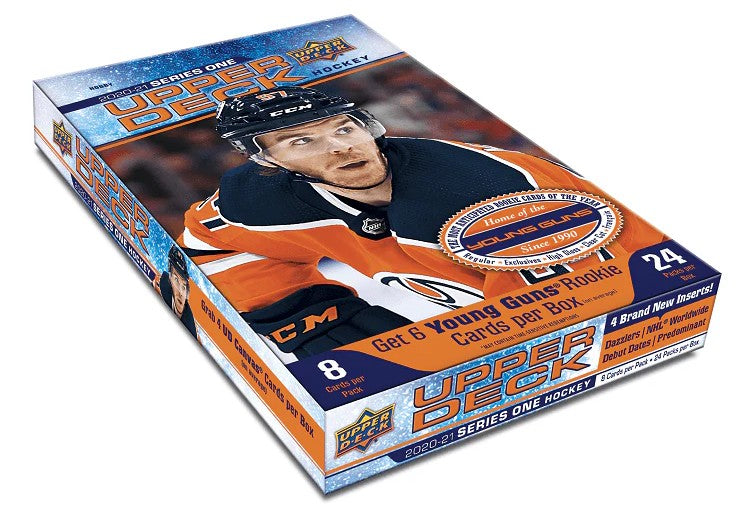 2020/21 Upper Deck NHL Hockey Series One Hobby Box (24 Packs) Sealed