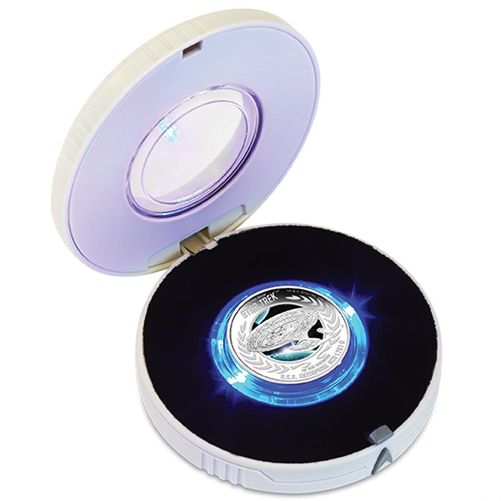 2015 Star Trek: The Next Generation USS Enterprise 1oz Silver Proof Coin