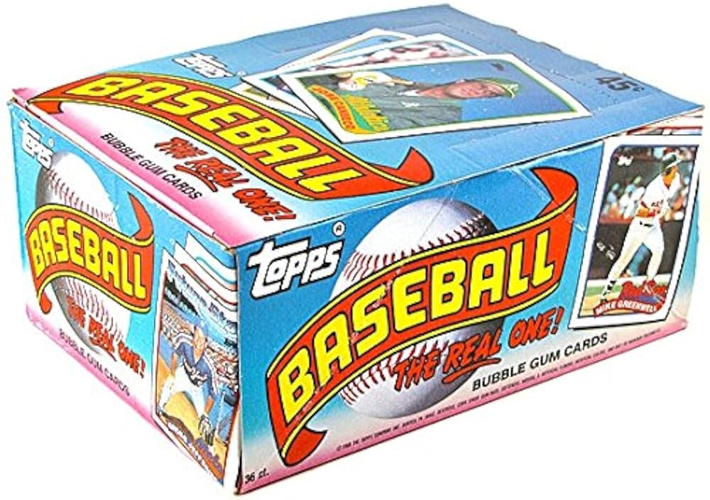 1989 Topps MLB Baseball Wax Box (36 Packs) 15 Cards Per Pack
