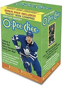 2021/22 OPC O-Pee-Chee Hockey Card Blaster Box (9 Packs) Possible Cole Caulfield
