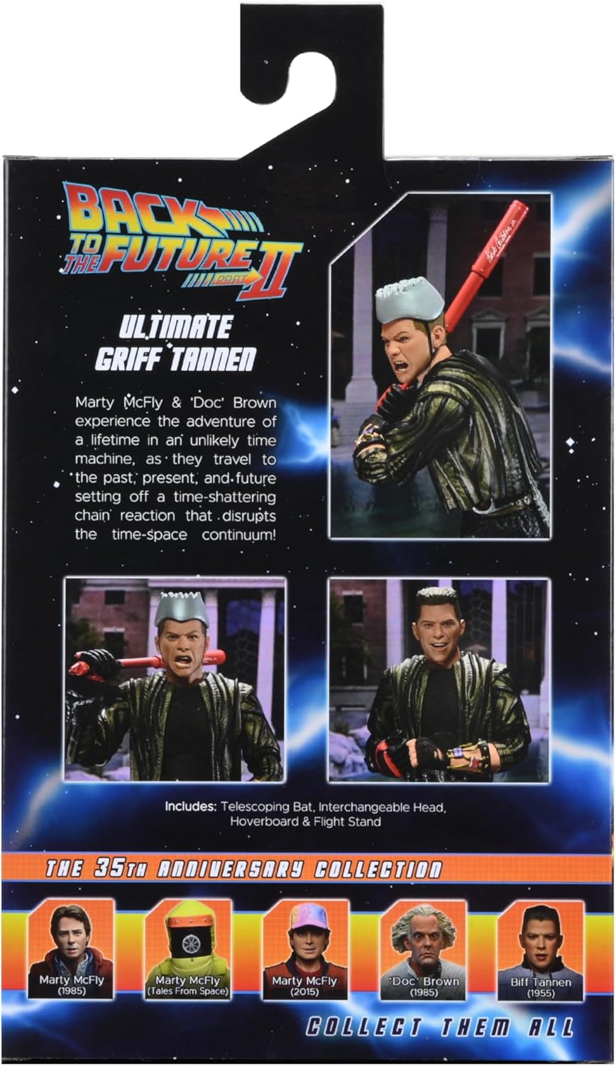 NECA Reel Toys Back to the Future Ultimate Griff Tannen 35th Anniversary 7in Action Figure in Box