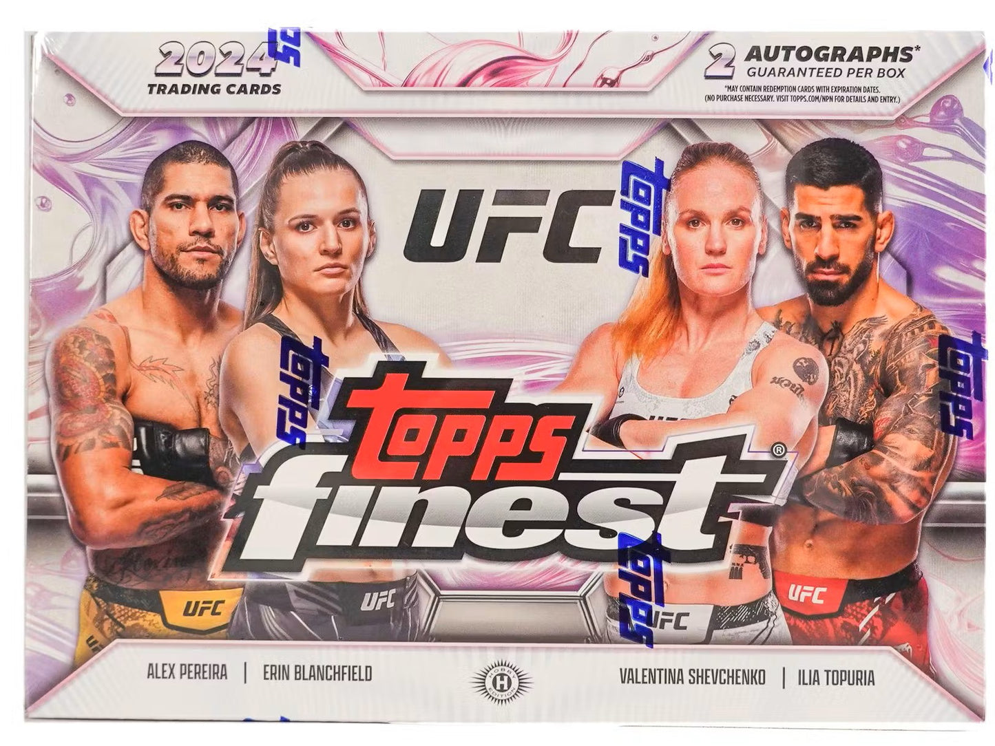 2024 Topps Finest UFC Hobby Box (2 Autographs)