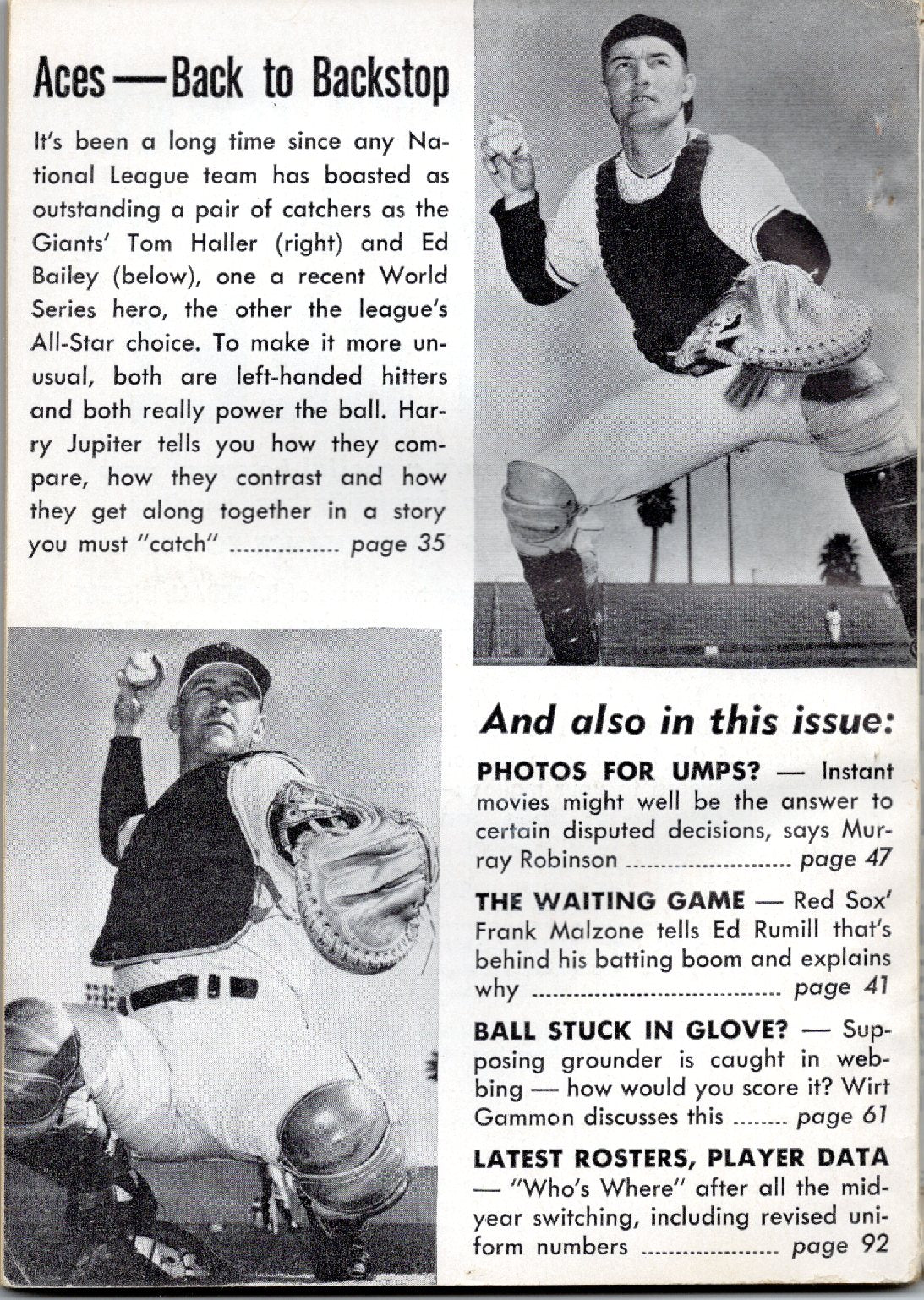 Baseball Digest Vintage Magazine (September 1963) Denver Lemaster