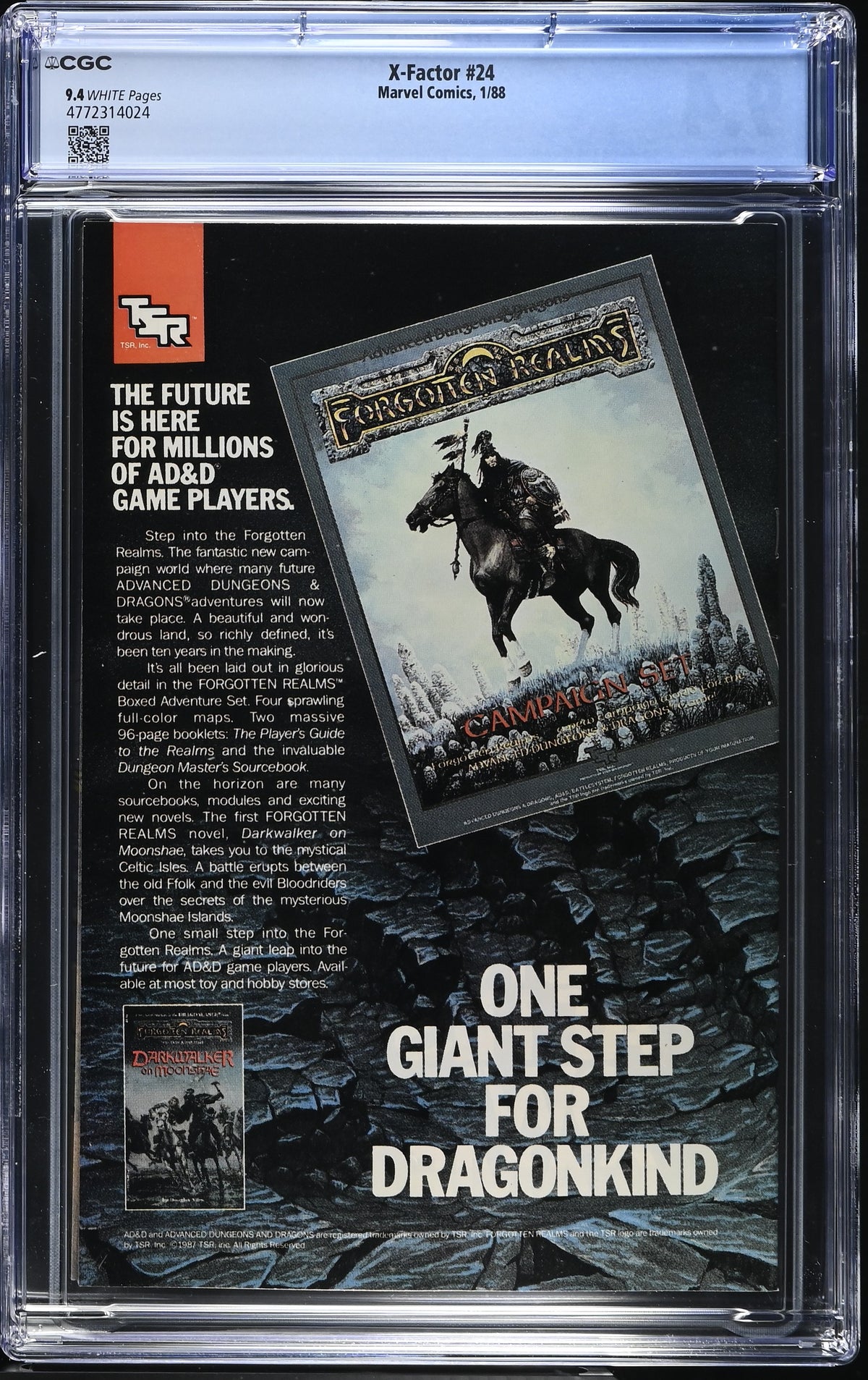1988 Marvel X-Factor #24 Graded Comic Book CGC 9.4 Origin of Archangel and Apocalypse