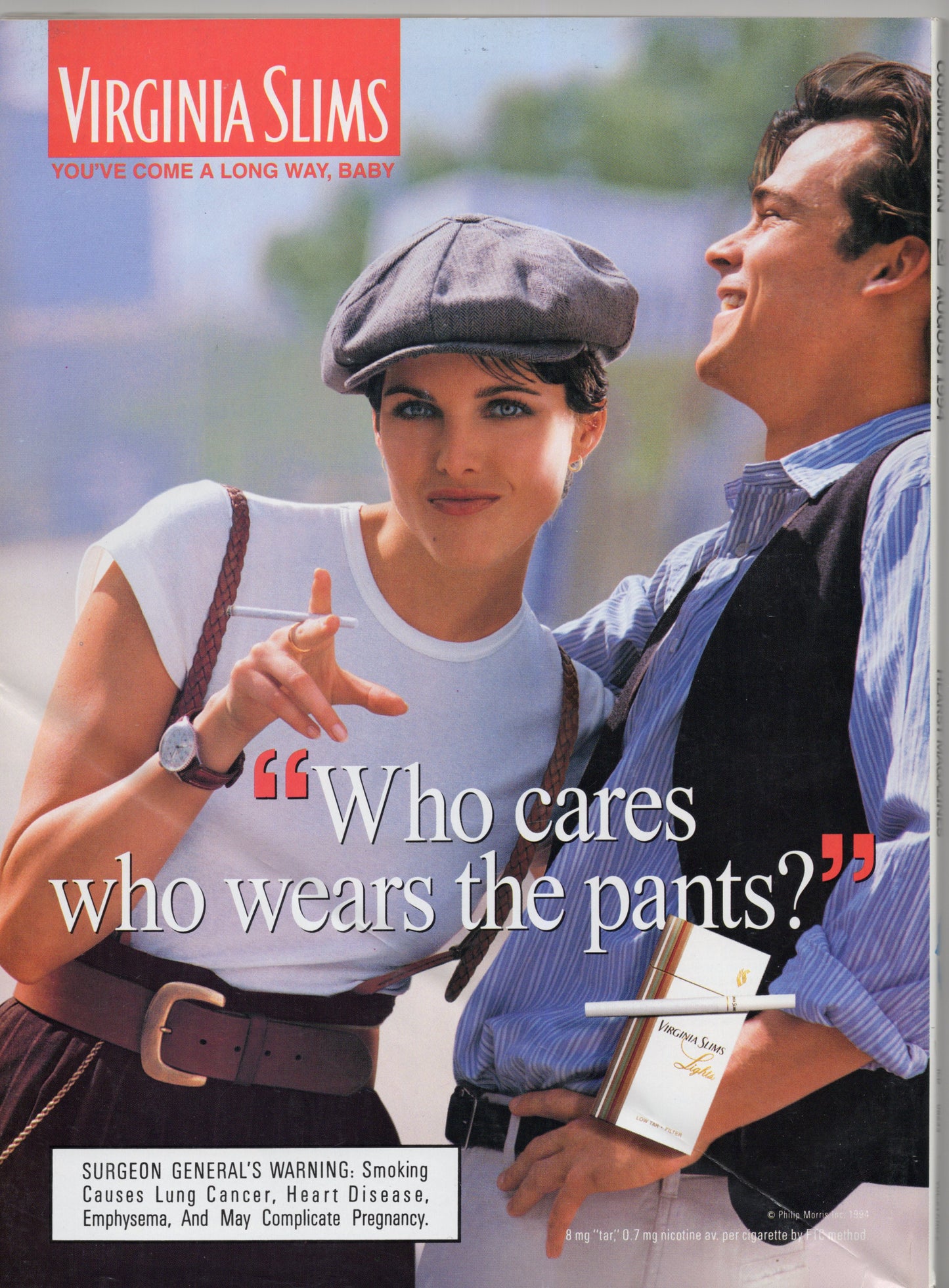 Cosmopolitan Monthly Vintage Fashion Magazine (August 1994) Claudia Schiffer Cover