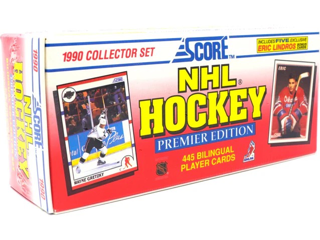 1990/91 Score Premier Edition NHL Bilingual Hockey Card Complete Set (445 Cards) Sealed