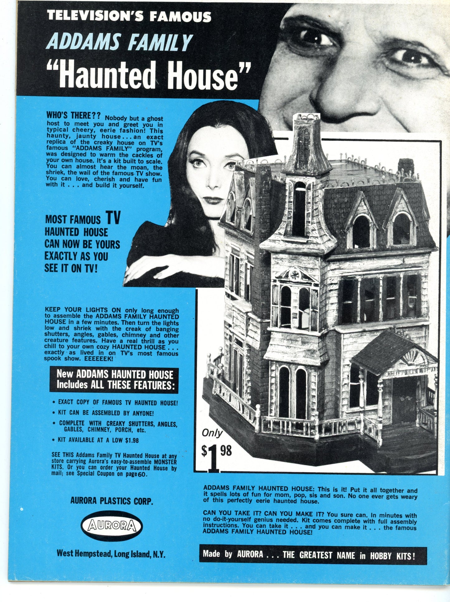 Monster World (July 1966) Vintage Magazine Meet the Addams Family Cover