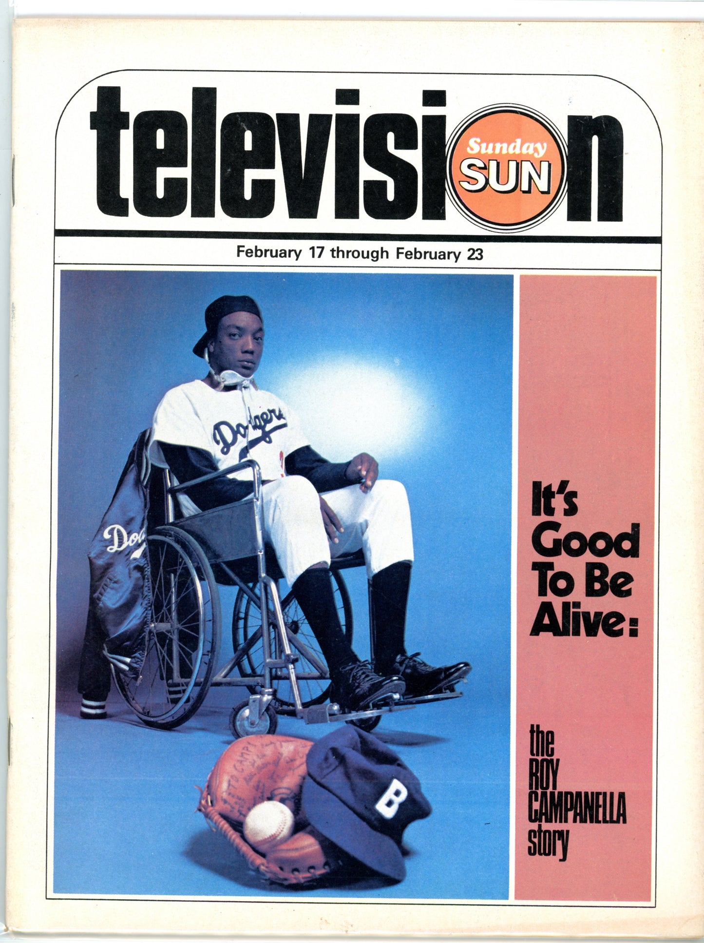 The Toronto Sunday Sun TV Vintage Magazine (February 17, 1974) The Ray Campanella Story