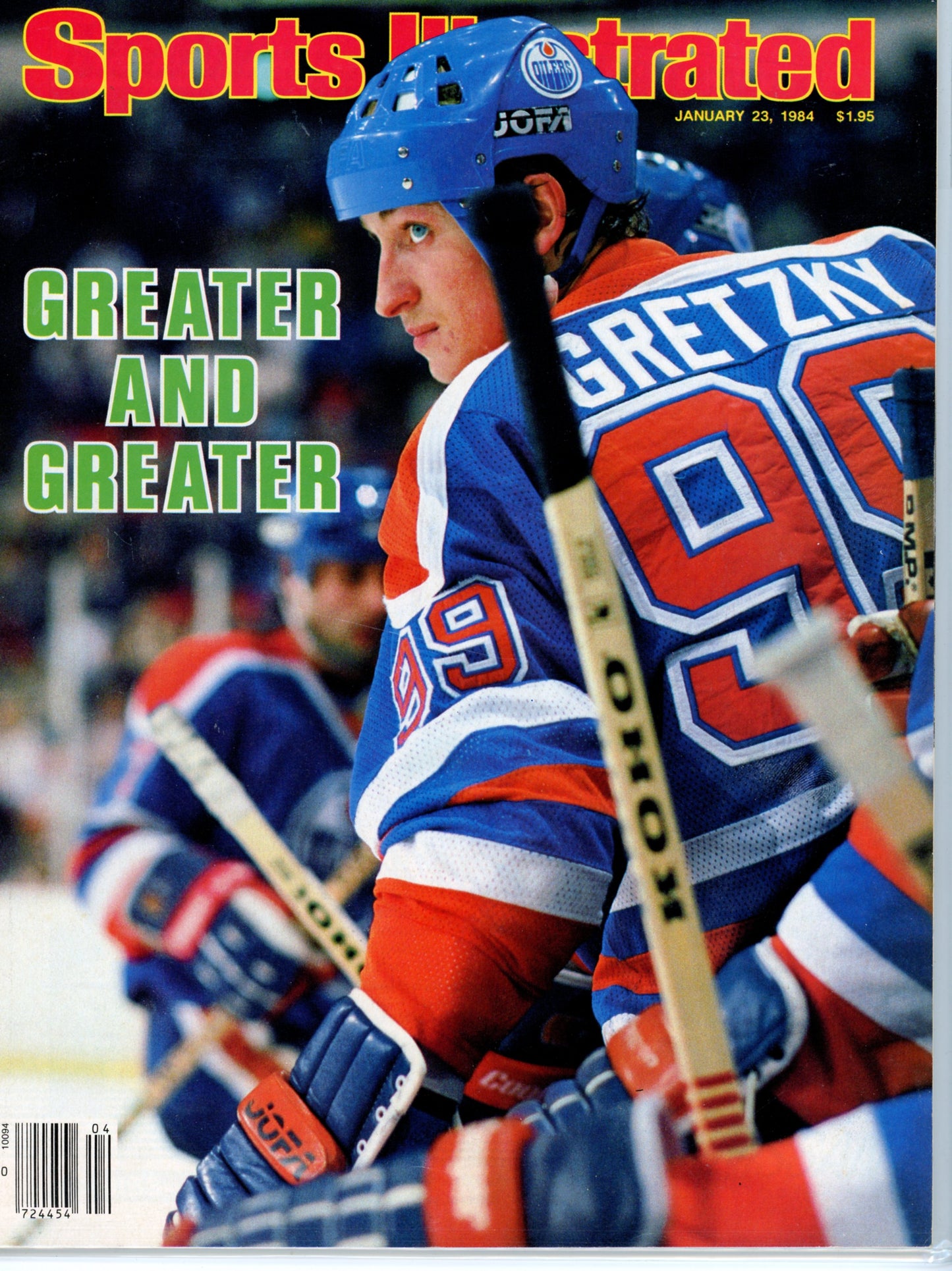 Sports Illustrated Vintage Magazine (January 23, 1984) Wayne Gretzky Greater and Greater Subscription
