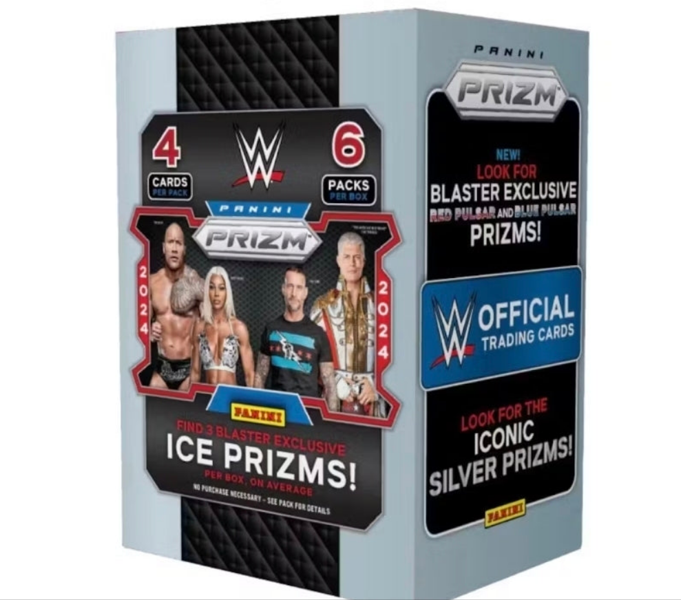 2024 Panini Prizm WWE Wrestling Card Blaster Box (6 Packs) Sealed
