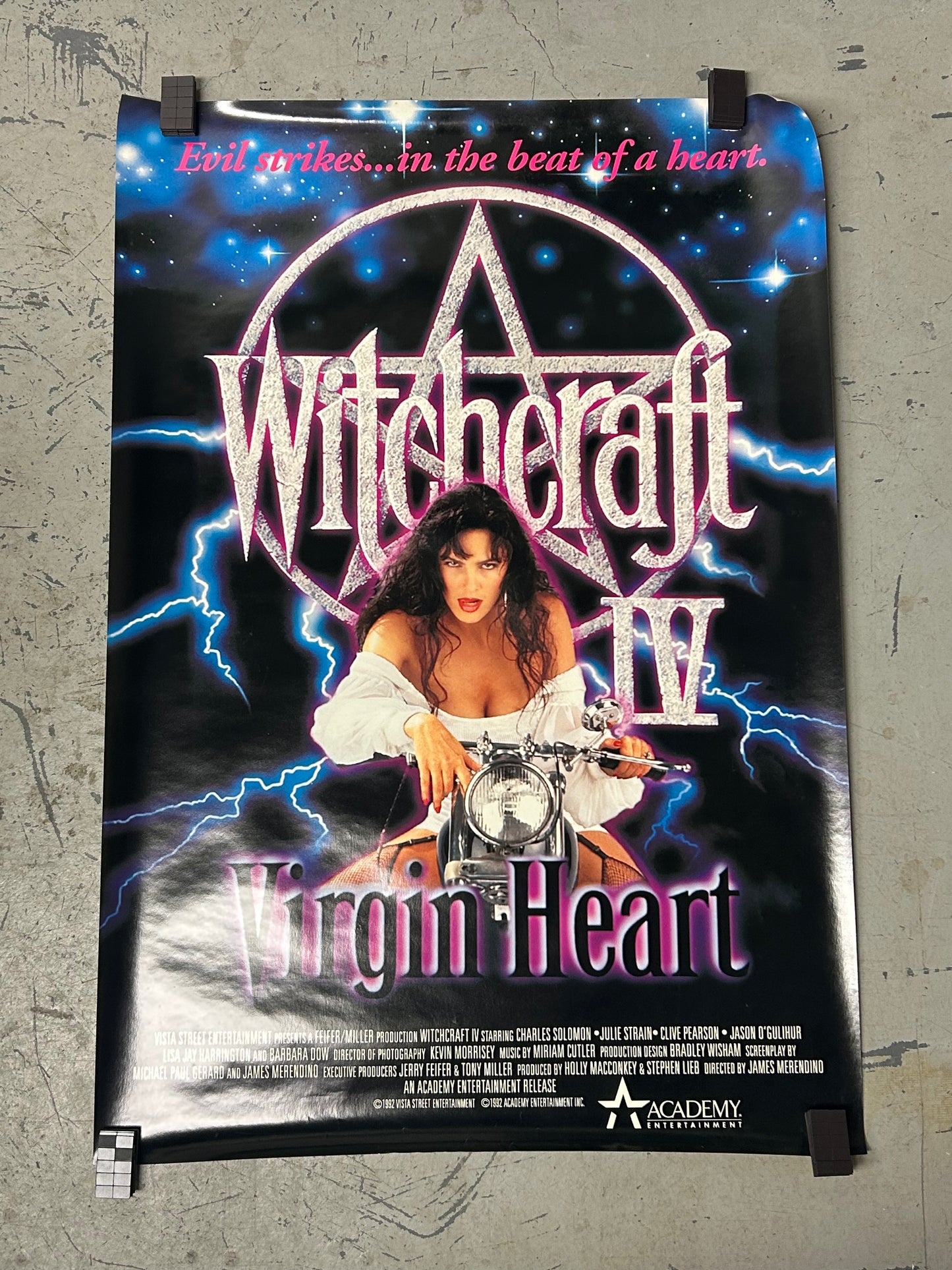 Virgin Heart (1992) Original Vintage Movie Poster VG-EX Condition