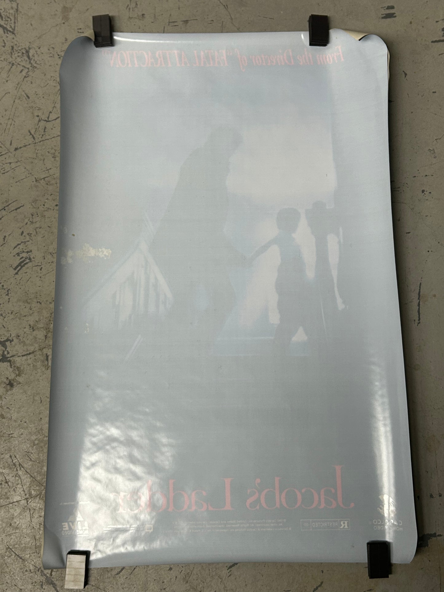 Jacob's Ladder (1990) Original Vintage Movie Poster VG-EX Condition