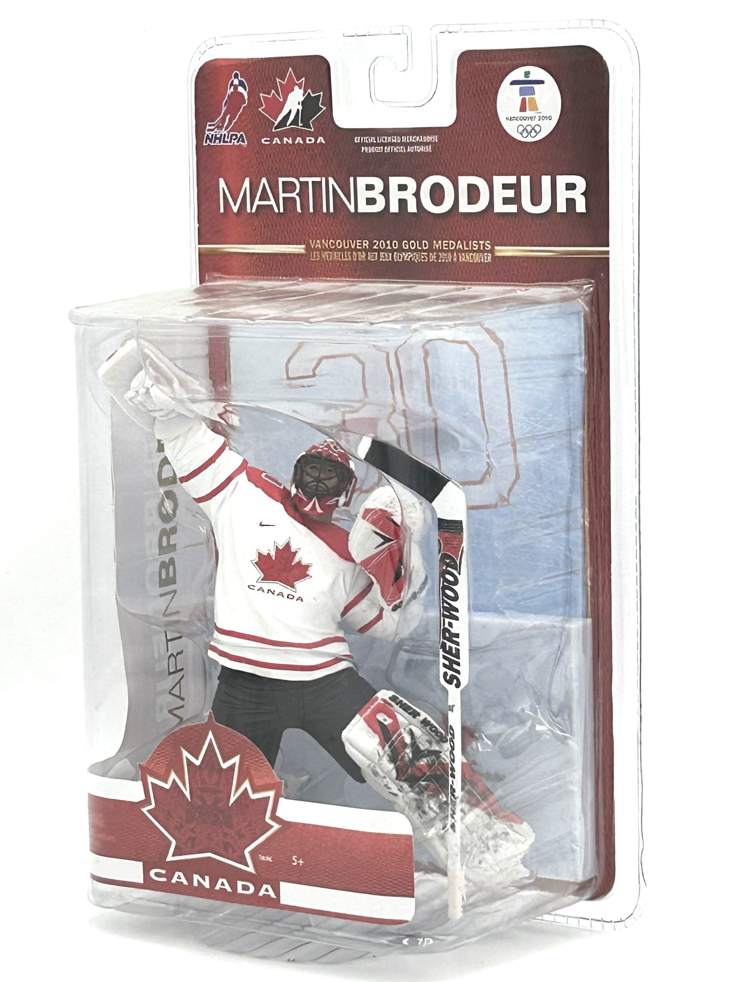 2010 Team Canada Vancouver Olympic Gold Medalists Martin Brodeur Vintage Hockey Figure
