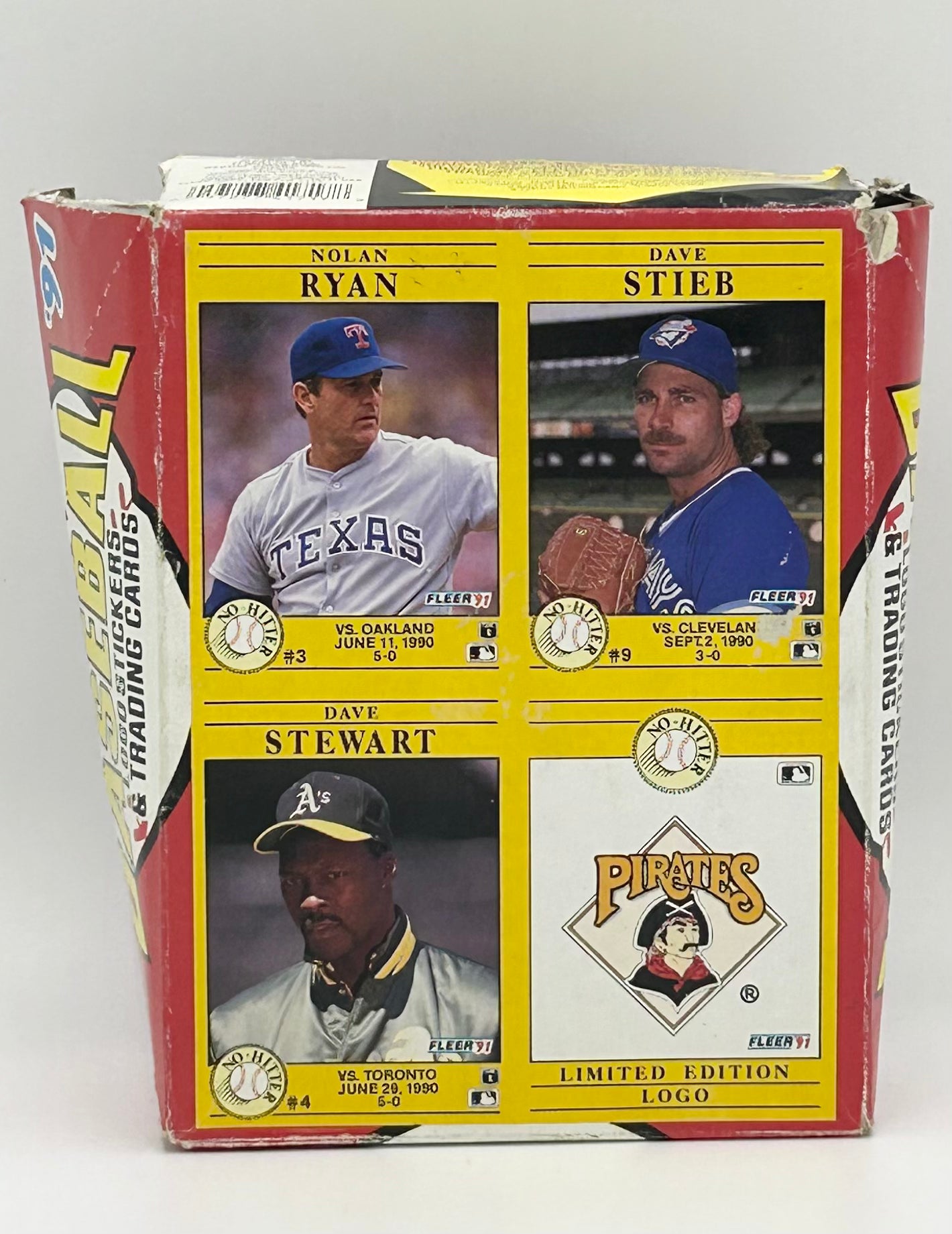 1991 Fleer Baseball Cards Wax Box (48 Packs) Canadian Box