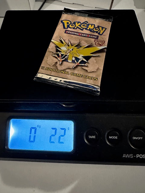 1999 Vintage Pokemon Fossil Booster Pack Sealed Wizards of the Coast (Weighed Heavy)