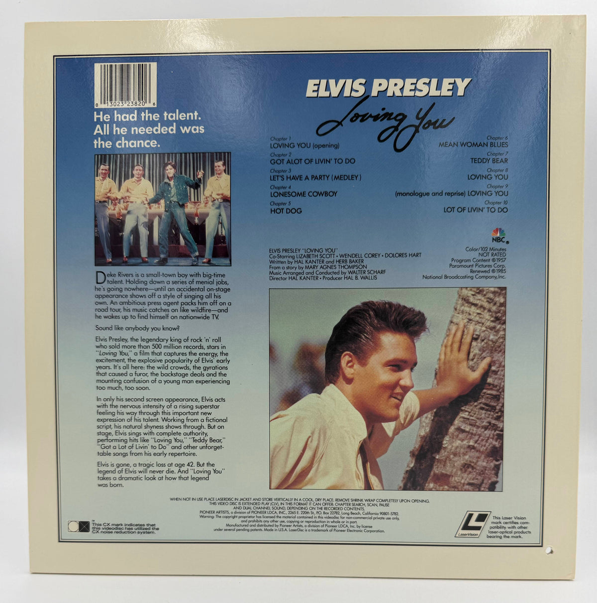 Elvis Presley - Loving You (1957) LaserDisc - EX