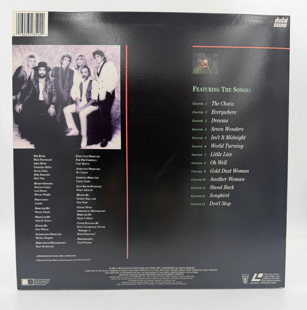 Fleetwood Mac - Tango in the Night (1988) LaserDisc - EX