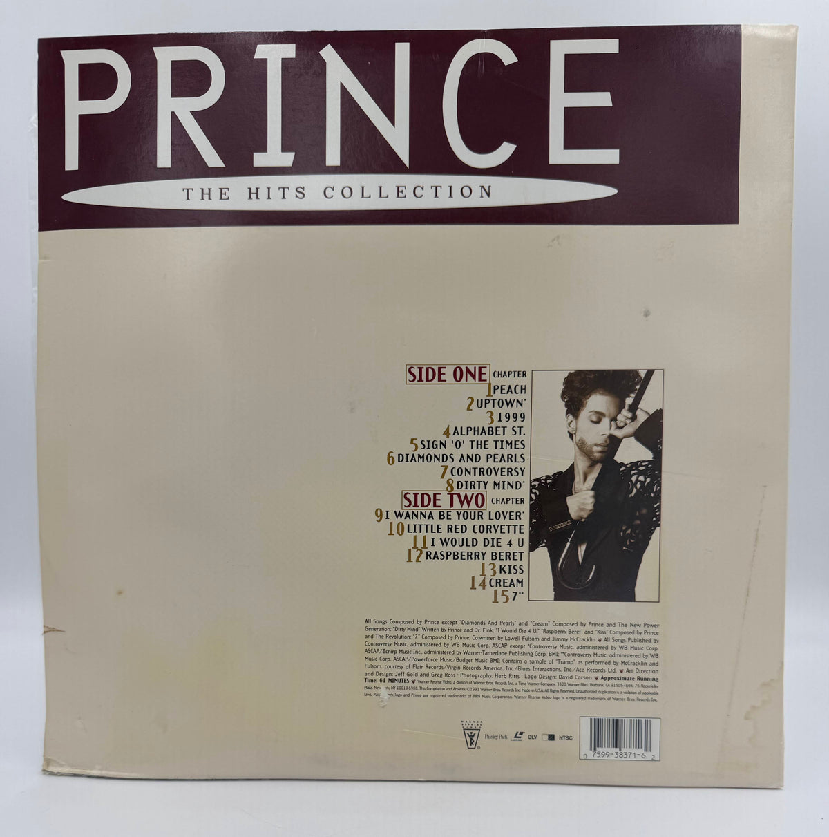 Prince - The Hits Collection (1993) LaserDisc - VG