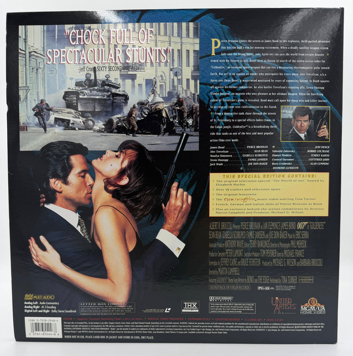 GoldenEye (1995) – Letterbox THX Edition LaserDisc - EX James Bond