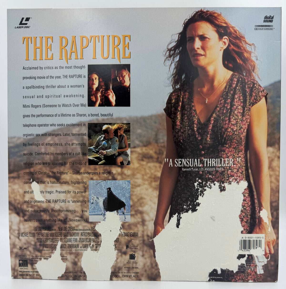 The Rapture (1991) – LaserDisc - Fair/Good Condition