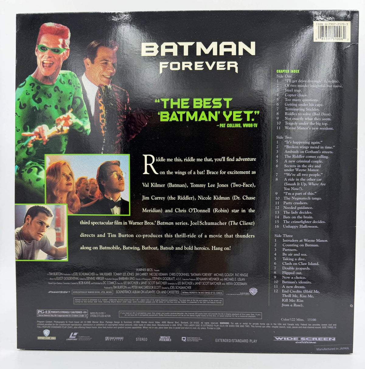 Batman Forever (1995 / 1995) Widescreen Edition – LaserDisc - EX