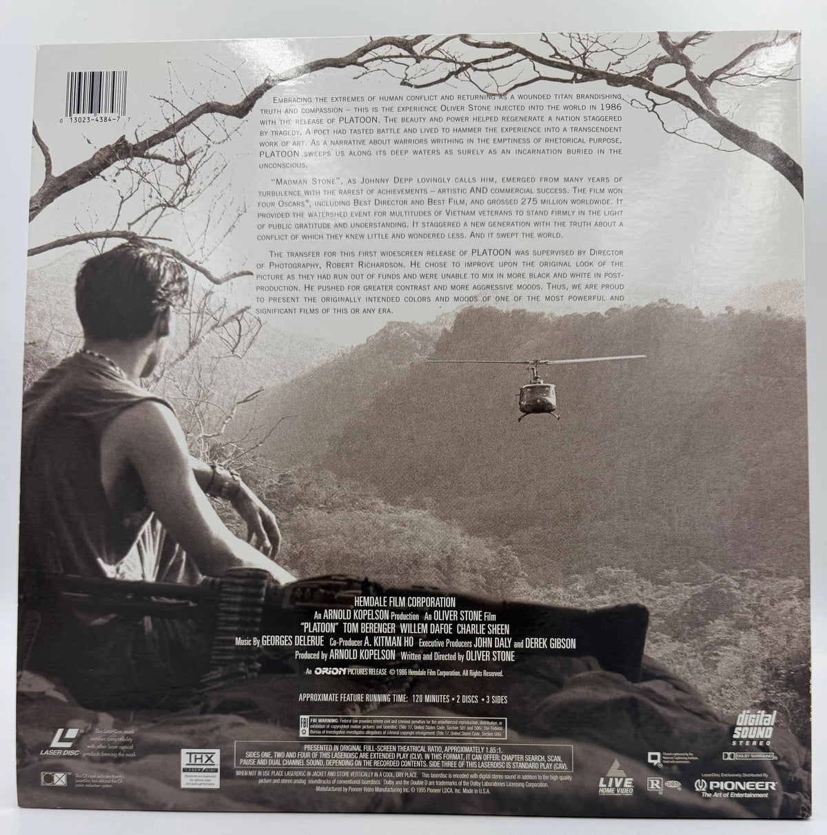 Platoon (1986 / 1995) Pioneer Special Edition Widescreen – LaserDisc - EX