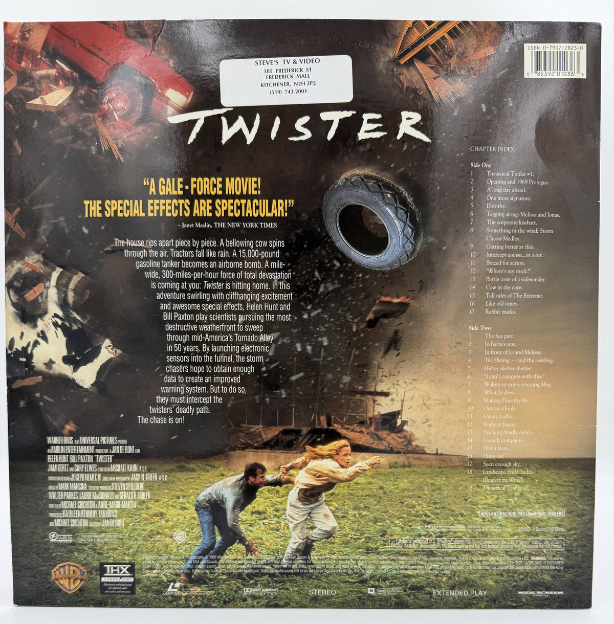 Twister (1996) Special Widescreen Edition – LaserDisc - VG+
