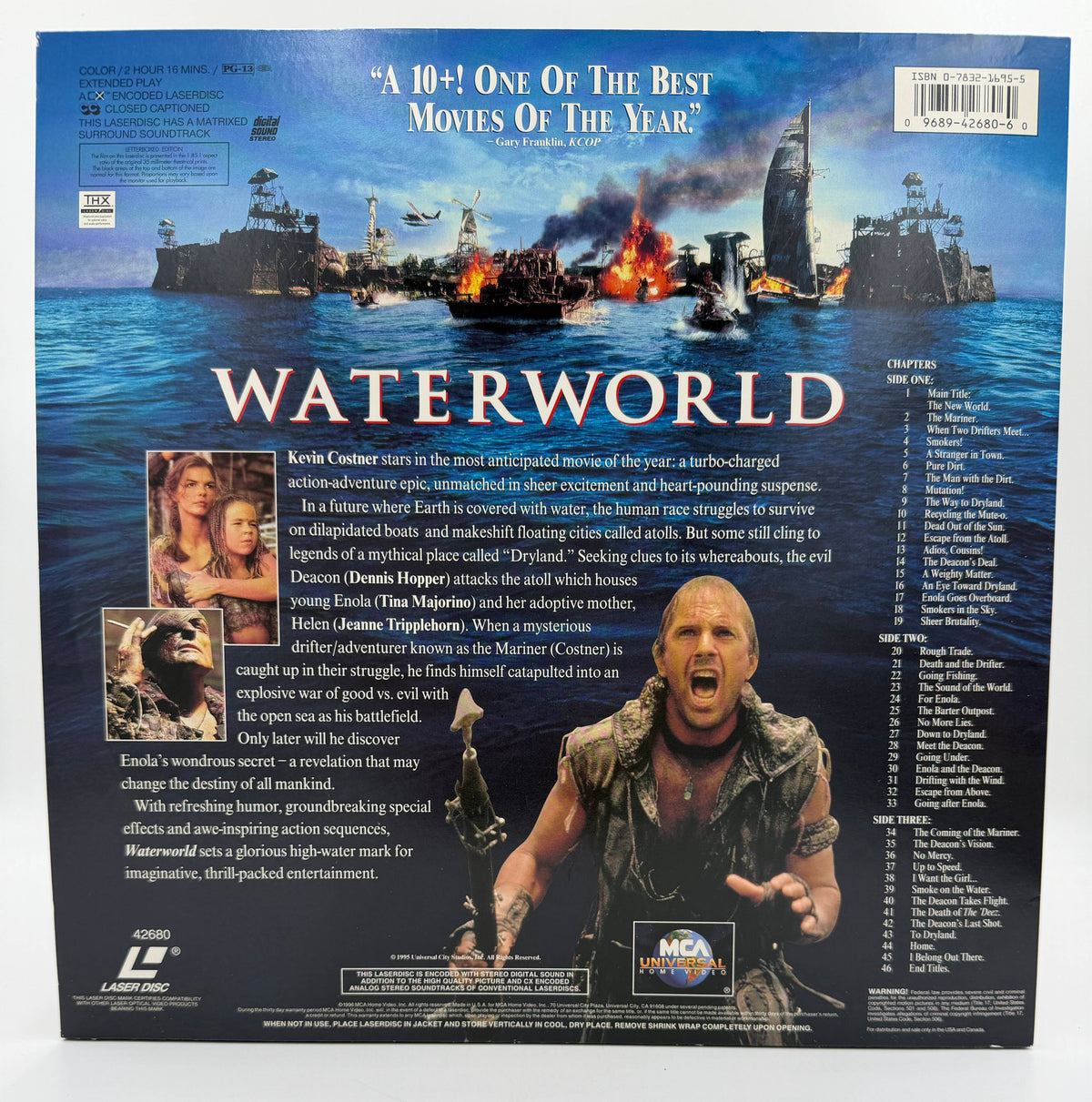 Waterworld (1995) Letterboxed Edition – LaserDisc - EX