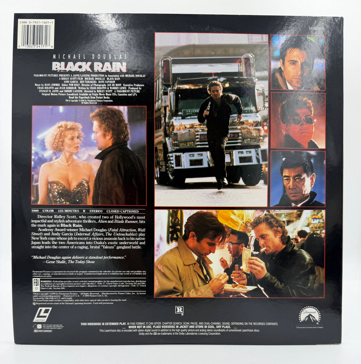 Black Rain (1989 / 1990) Letterbox Edition LaserDisc - EX