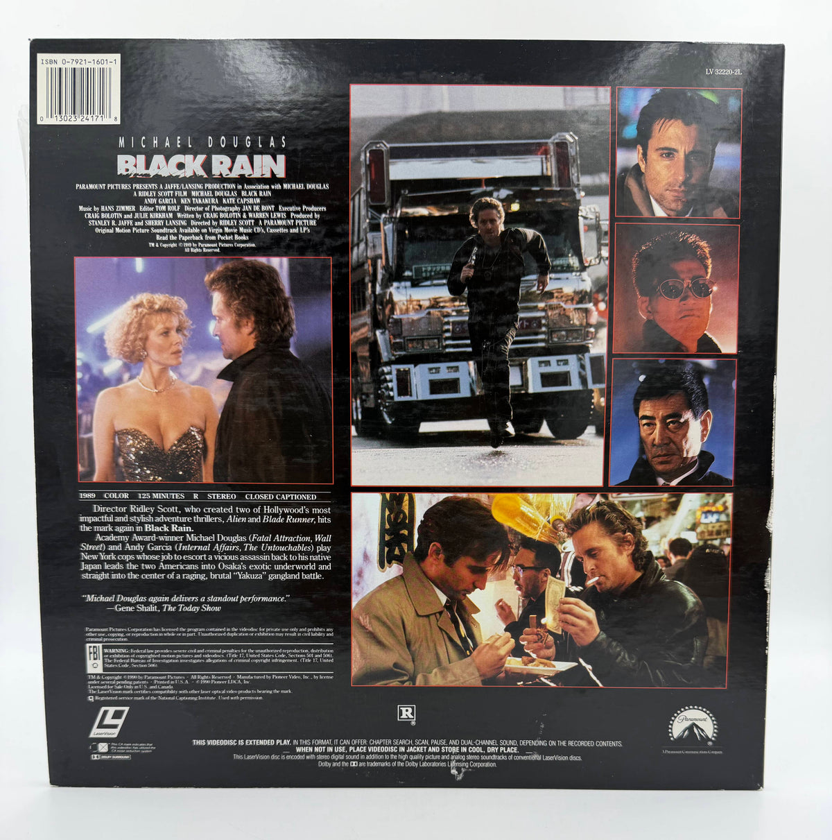 Black Rain (1989 / 1990) Letterbox Edition LaserDisc - EX